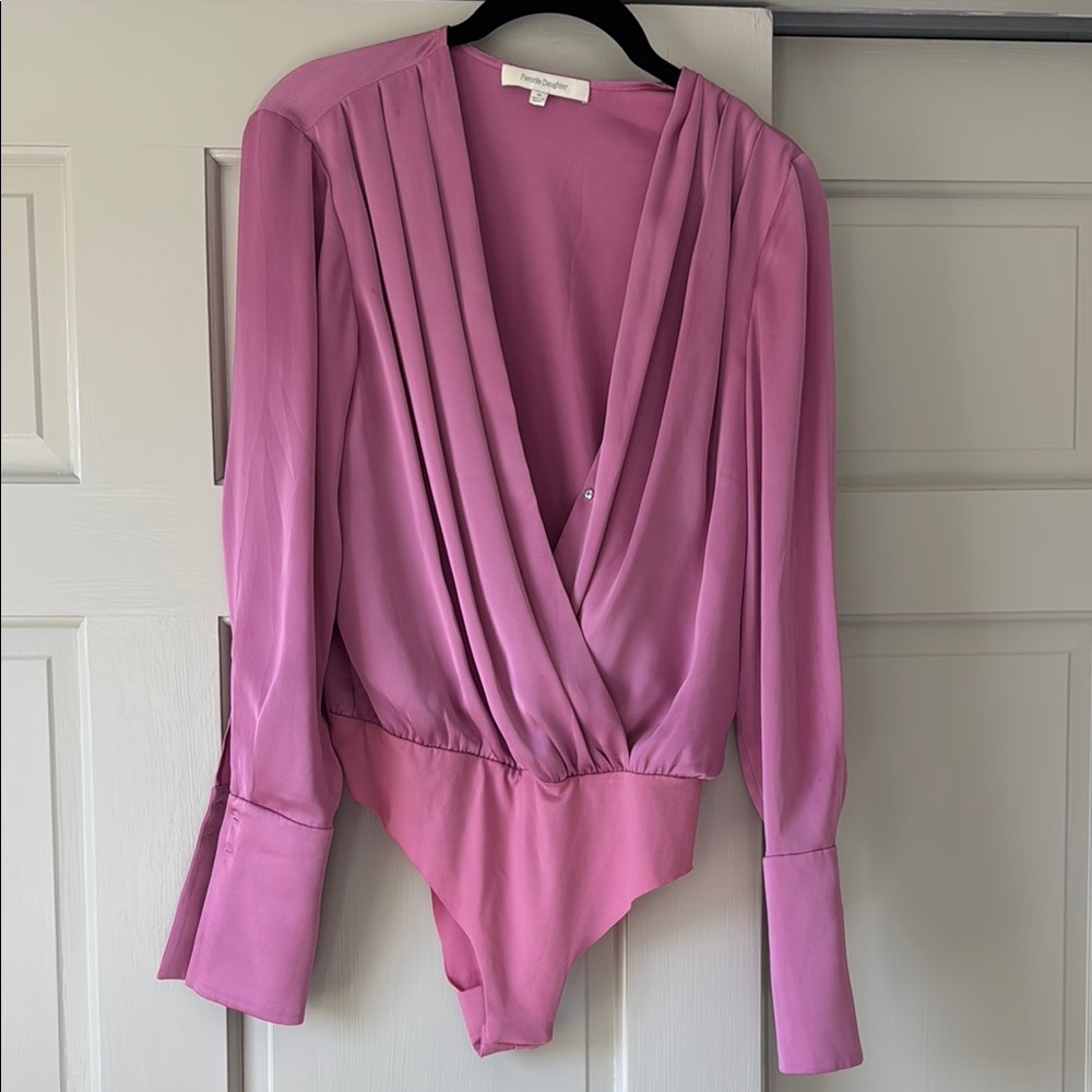 Pink Favorite Daughter Date Night Blouse XS